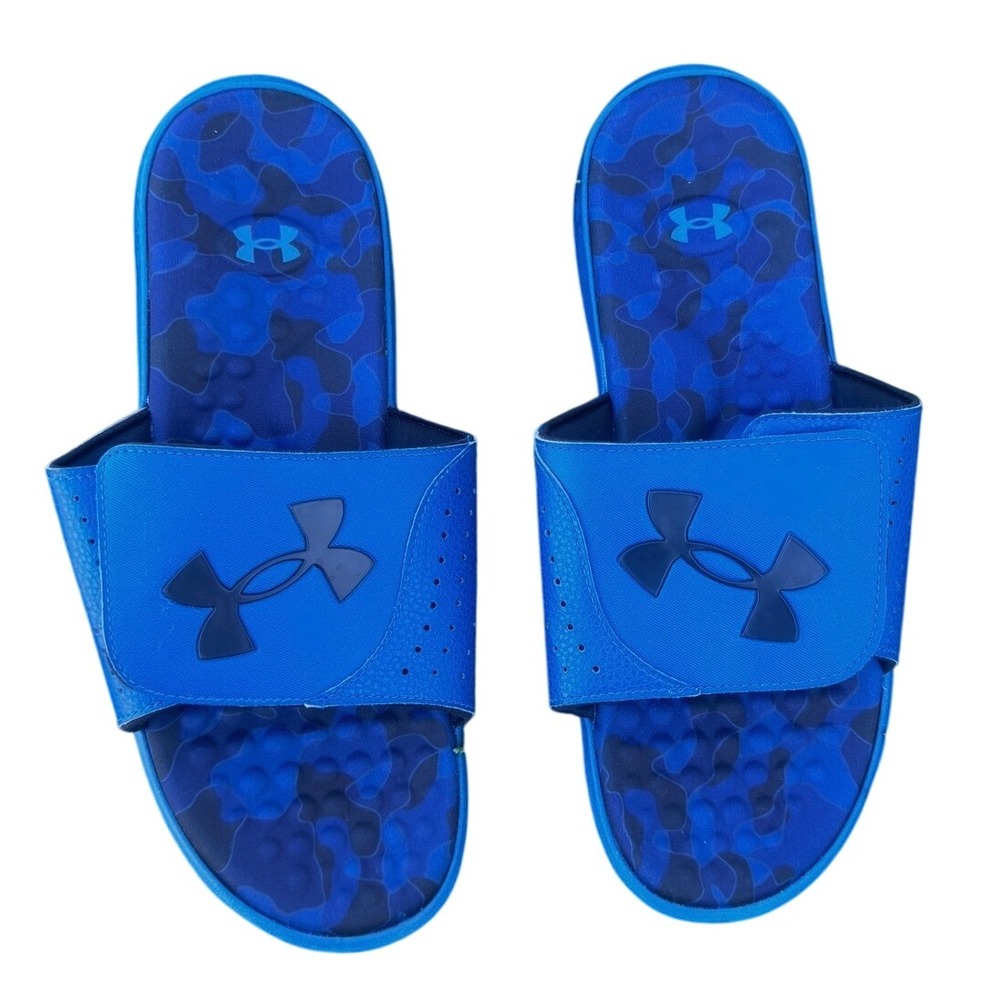 Under Armour Men's Ignite Pro Graphic Slide Sandals Size 12 Blue